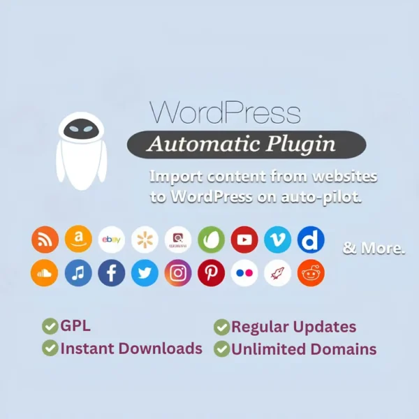 WordPress Auto Content Plugin v3.109.3 – RSS Scraper & Autoblogging Tool