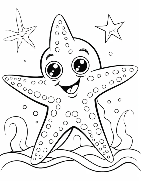 100 Cute Ocean Animals Coloring Pages Printable PDF for Kids & Adults | Sea Life Coloring Book Instant Download
