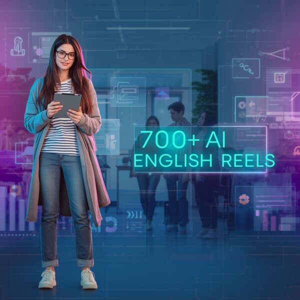 700+ AI Motivational Business English Reels Pack for Social Media Growth