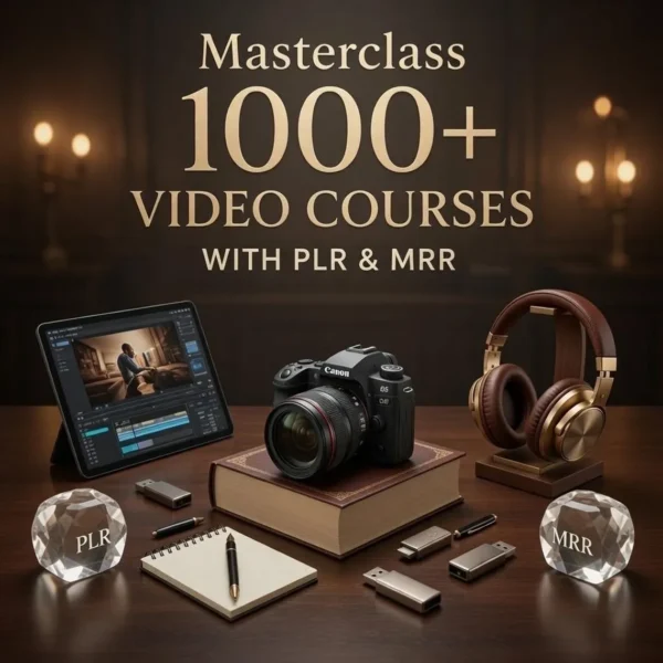 1000+ Business Video Courses Bundle with PLR & MRR Rights