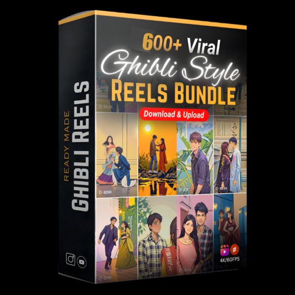 600+ Viral Anime Style Reels Bundle for Instagram Growth