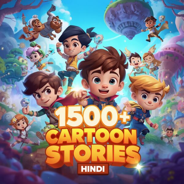 1000+ AI Cartoon Story Reels Pack for YouTube Shorts & Instagram