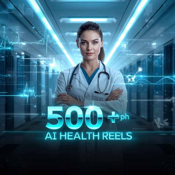 500+ AI Health Reels Pack for Instagram, Fitness & Wellness Creators